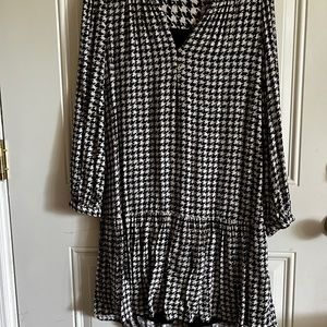 Anthropologie Maeve Houndstooth Dress